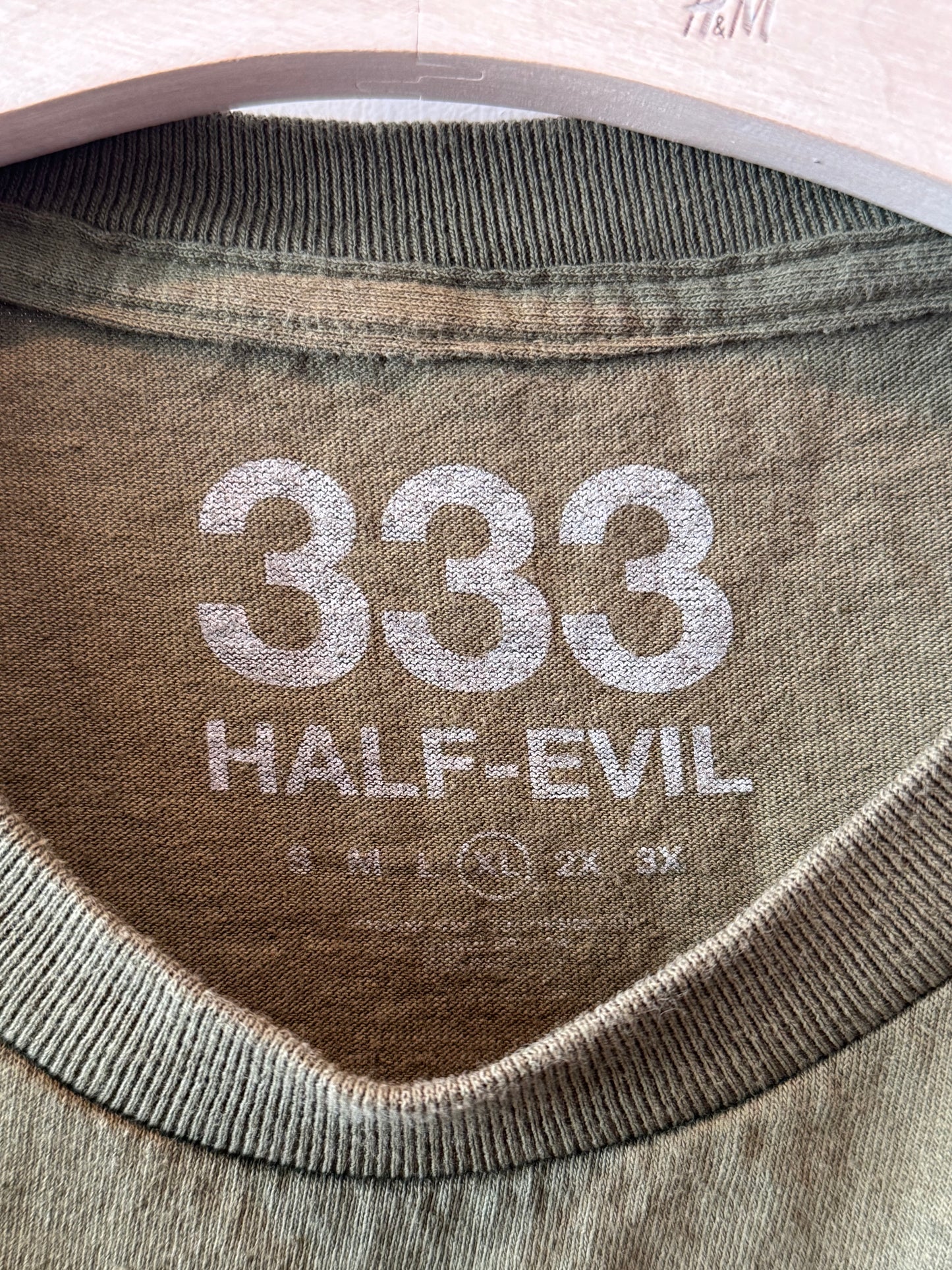 Half Evil 333 444 Lips Graphic Tee