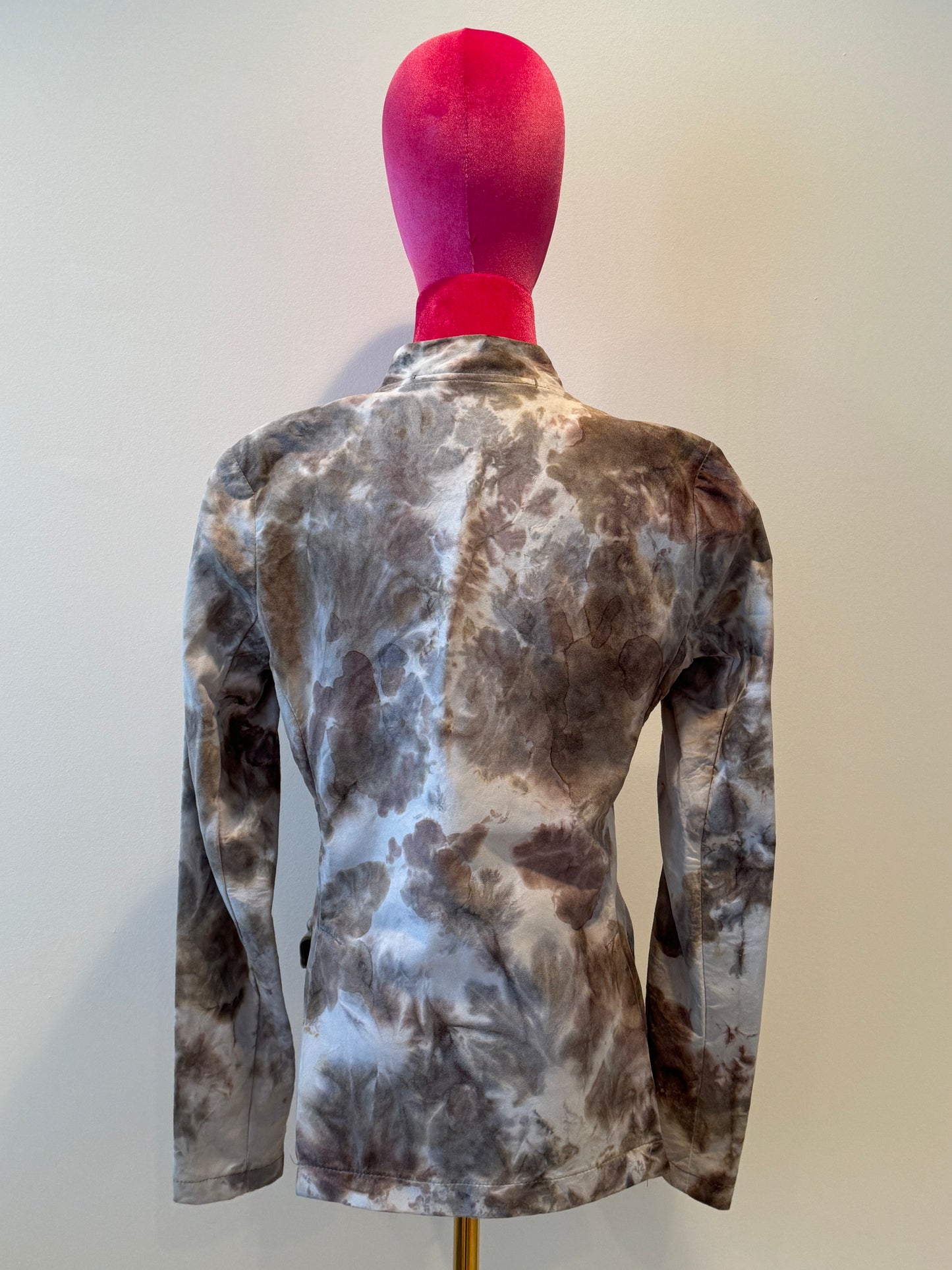 Giorgio Brato Tie Dye Leather Jacket