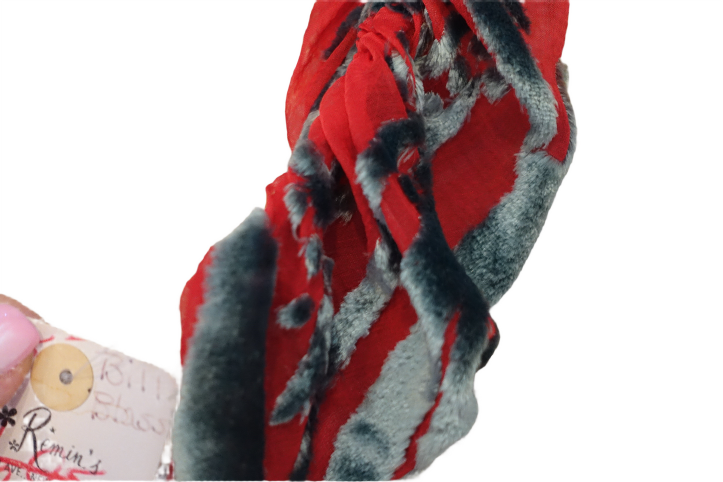 Vintage New Old Stock Bill Blass Clip Cut Silk Dress