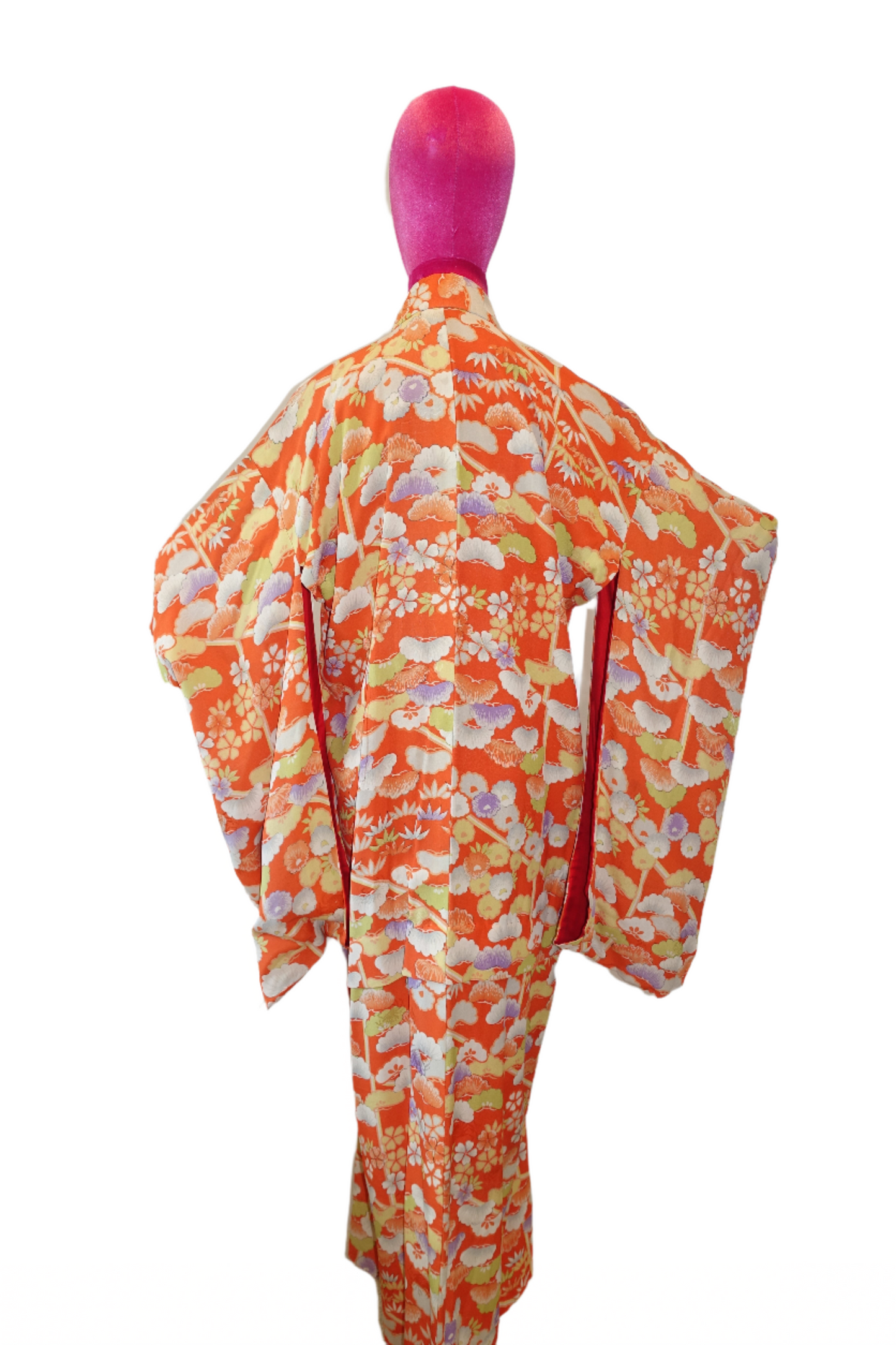Vintage Deco 1930's-40's Floral Silk 'Watercolor' Kimono