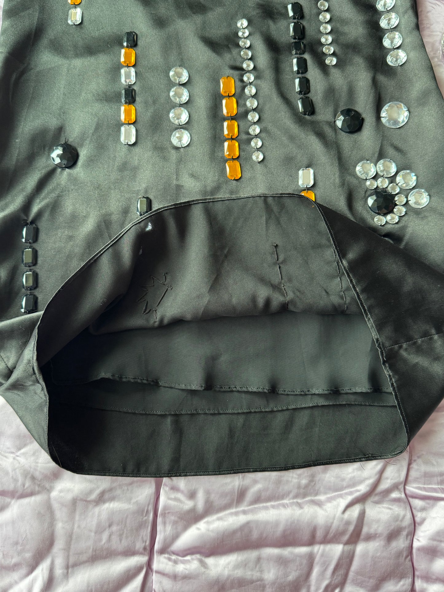 Chloé Vintage Y2K Bejeweled Silk Shift Dress