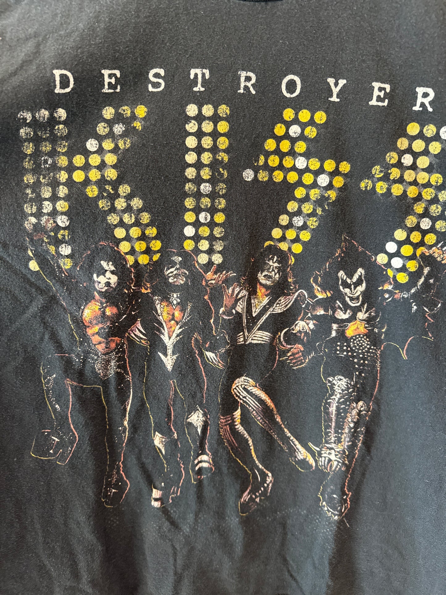 Vintage Kiss Destroyer Band Rock Tee