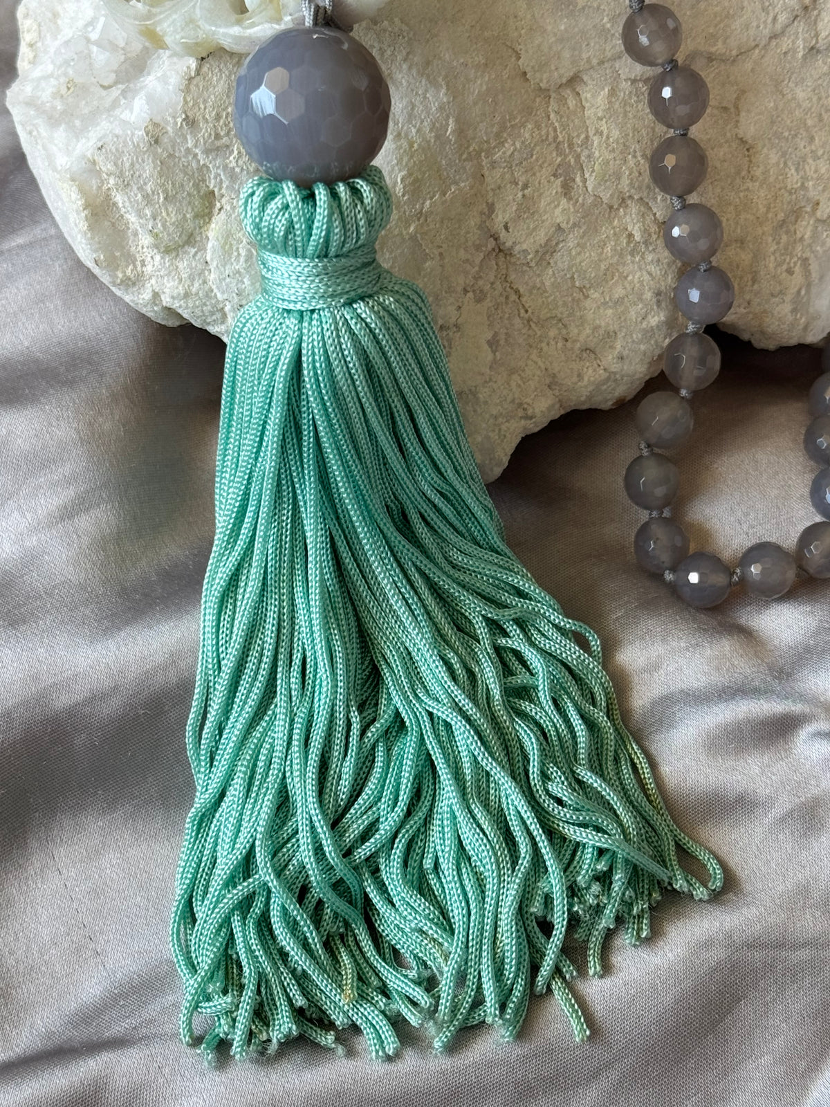 Carved Jade Necklace