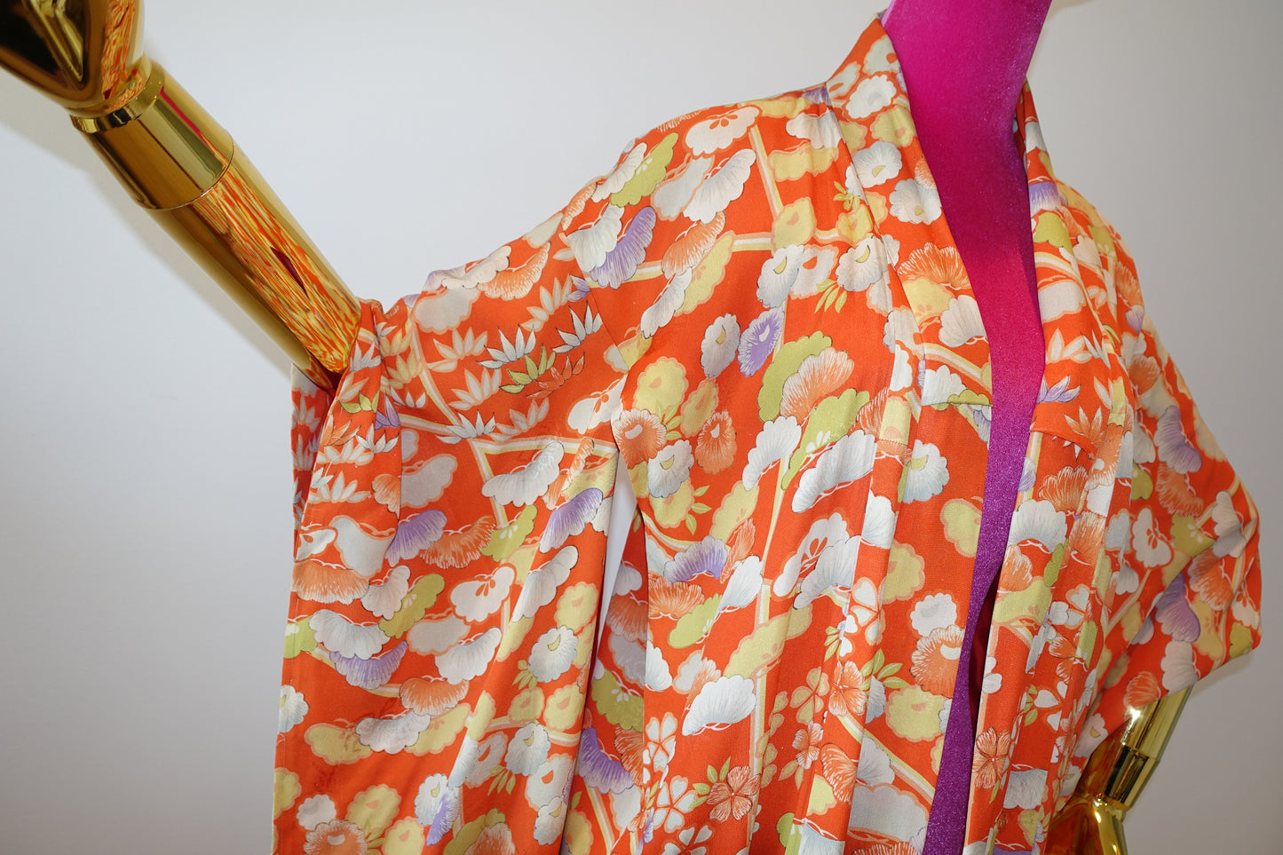 Vintage Deco 1930's-40's Floral Silk 'Watercolor' Kimono