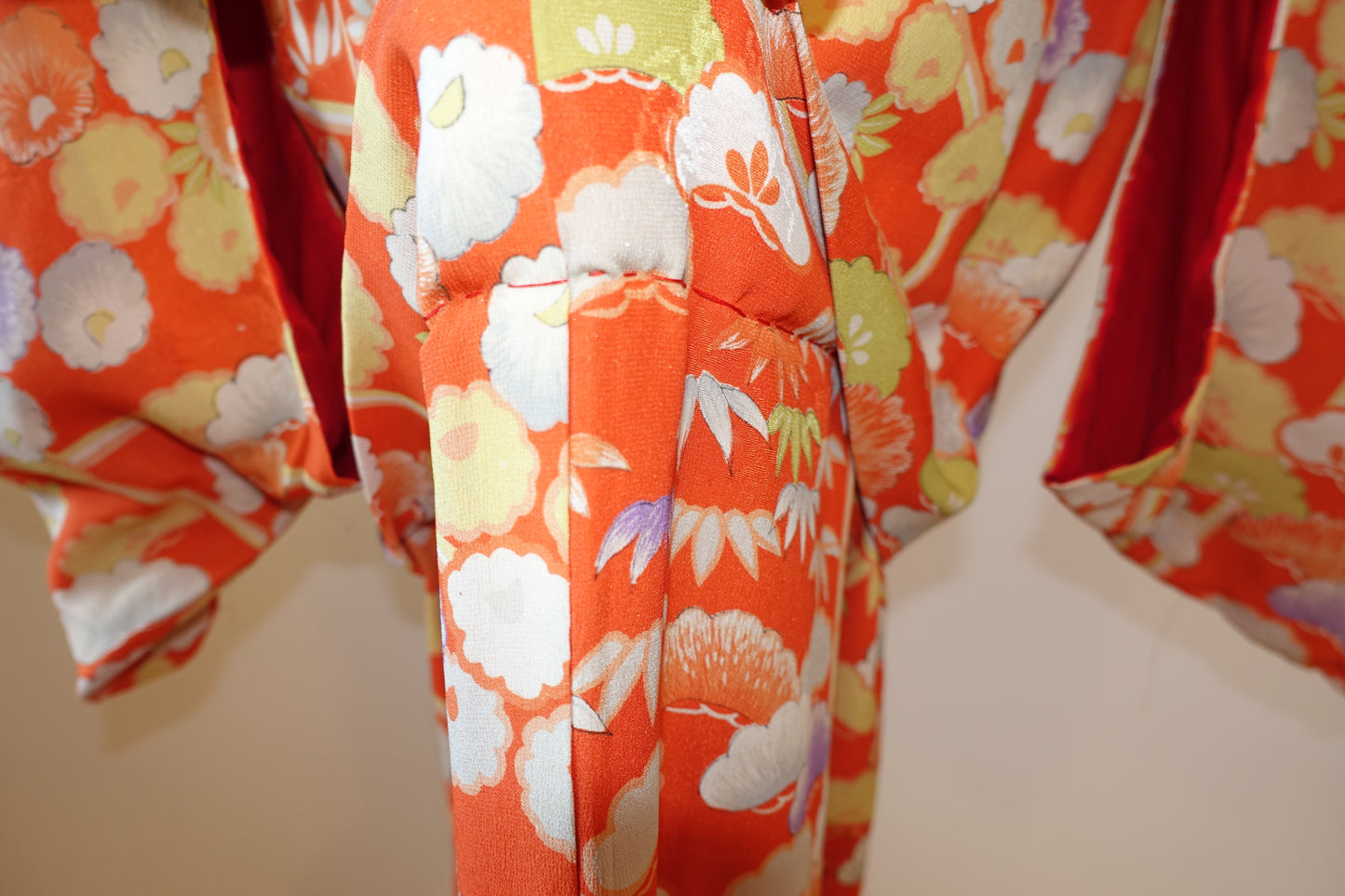Vintage Deco 1930's-40's Floral Silk 'Watercolor' Kimono