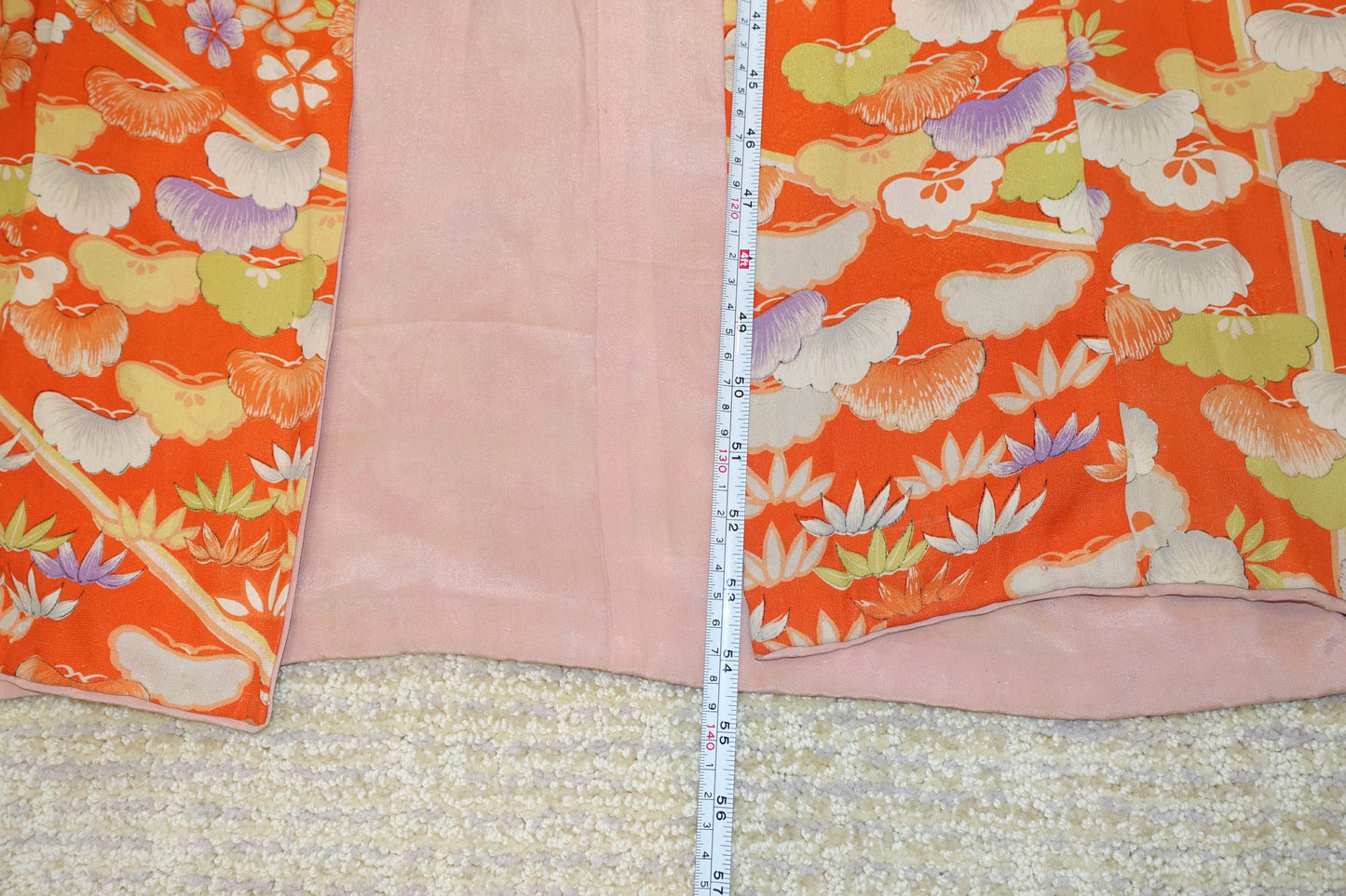 Vintage Deco 1930's-40's Floral Silk 'Watercolor' Kimono