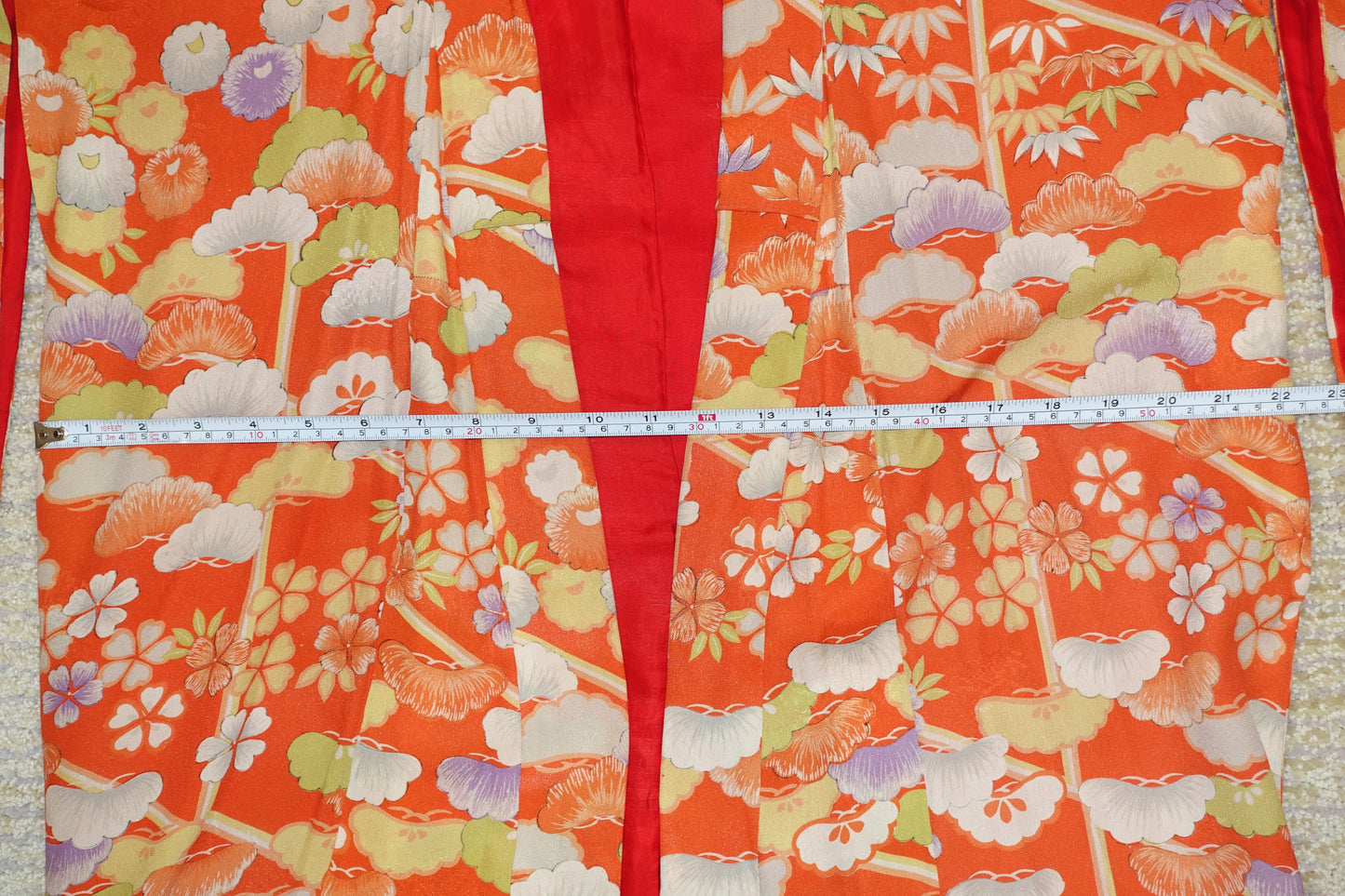 Vintage Deco 1930's-40's Floral Silk 'Watercolor' Kimono