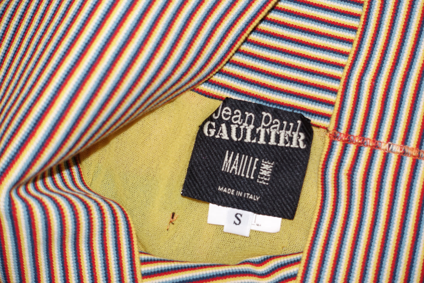 Jean Paul Gaultier S/S 2005 Mesh Abstract Salvador Dali Top & Skirt 2 Piece Set