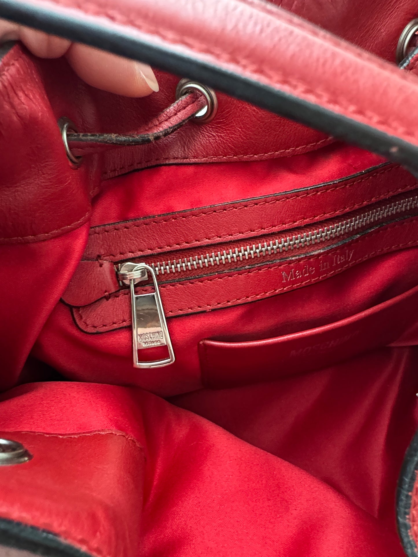 Limited Edition Moschino "Drink Moschino" Coca-Cola Bucket Bag