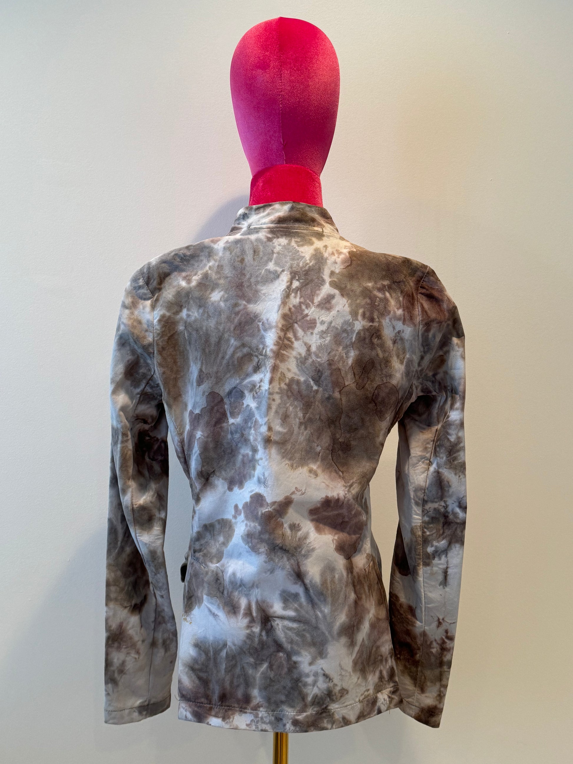 Giorgio Brato Tie Dye Leather Jacket