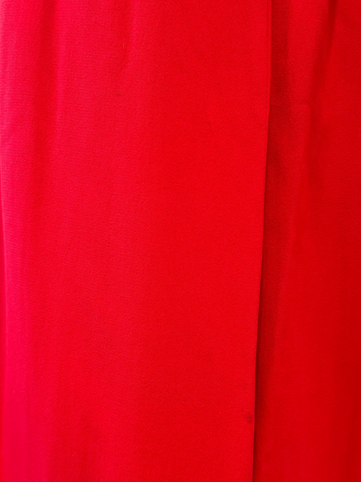 Vintage Fendi 80's Red Wrap Dress - Size 10