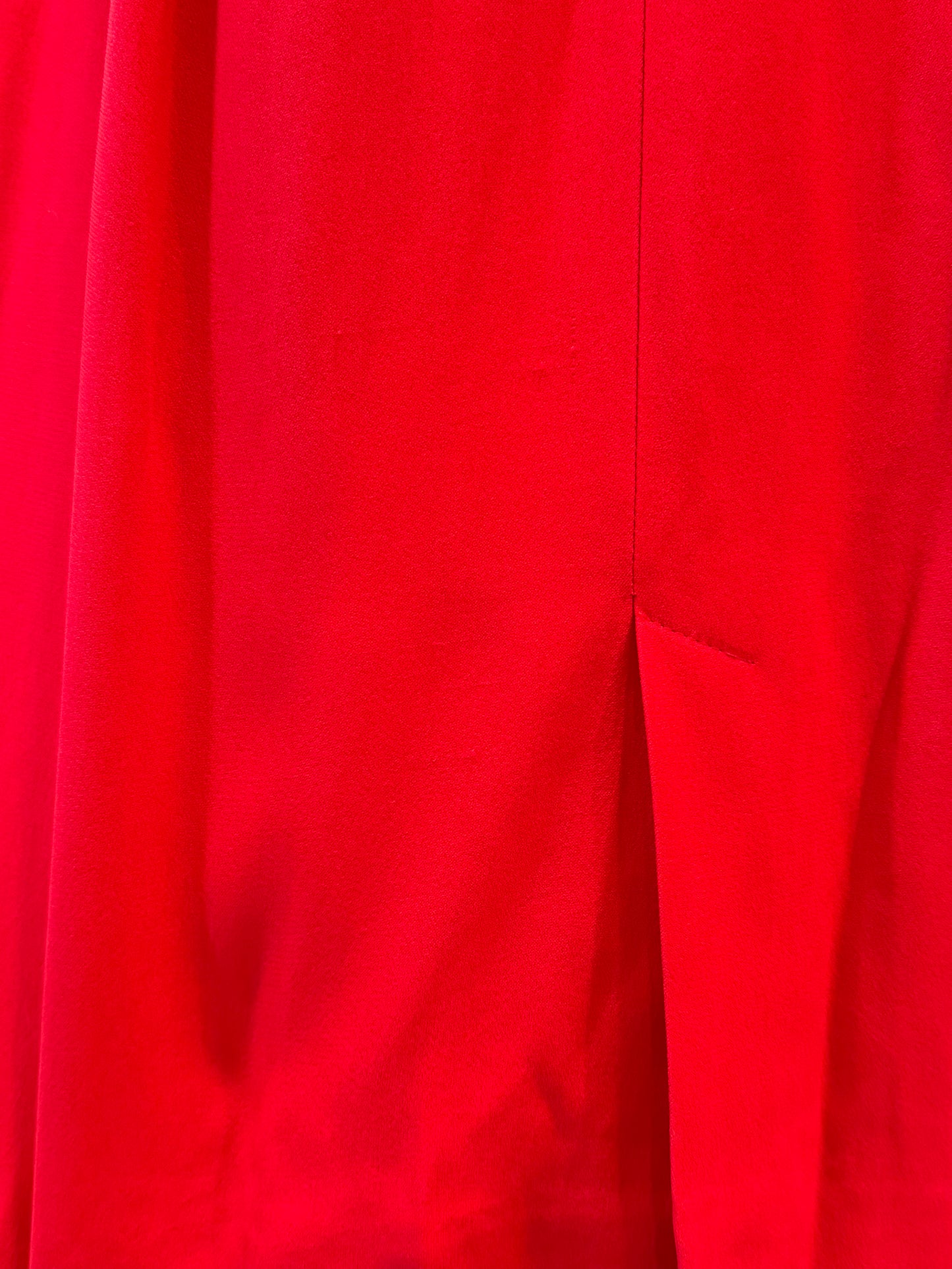 Vintage Fendi 80's Red Wrap Dress - Size 10