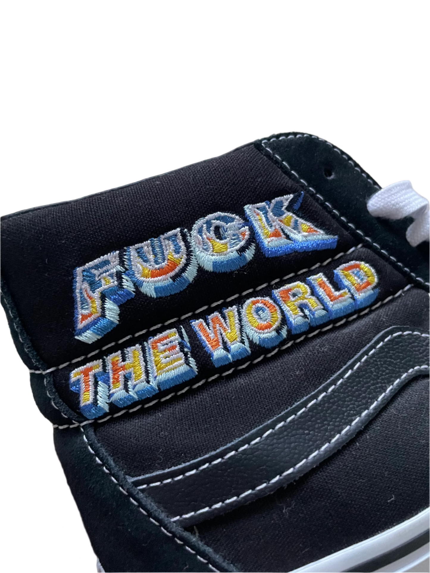Supreme x Vans 'F*ck The World' Limited Edition Not For Resale High Tops