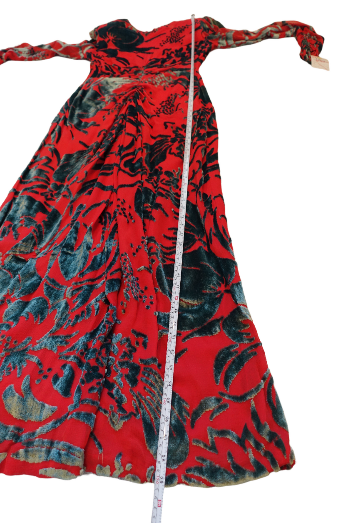 Vintage New Old Stock Bill Blass Clip Cut Silk Dress