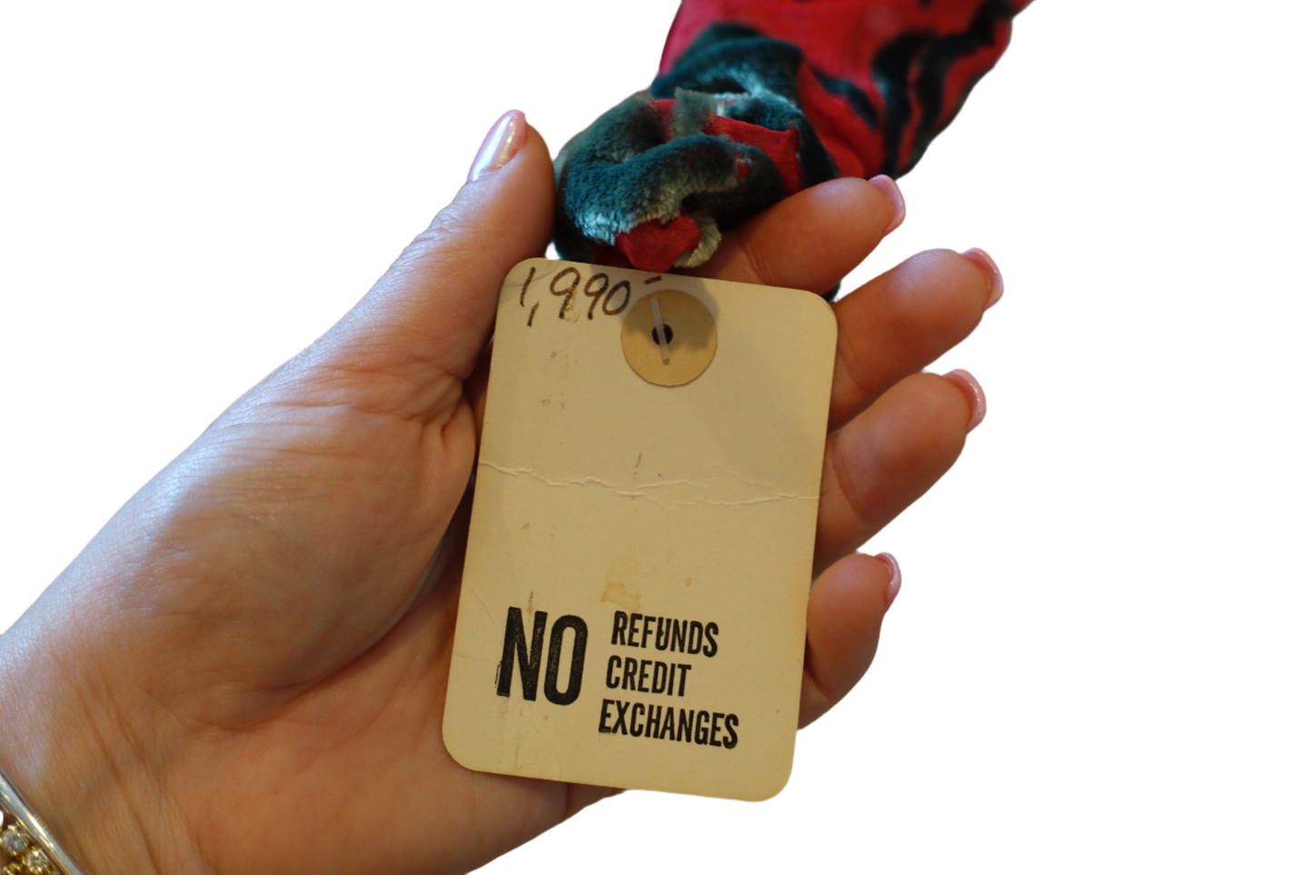 Vintage New Old Stock Bill Blass Clip Cut Silk Dress