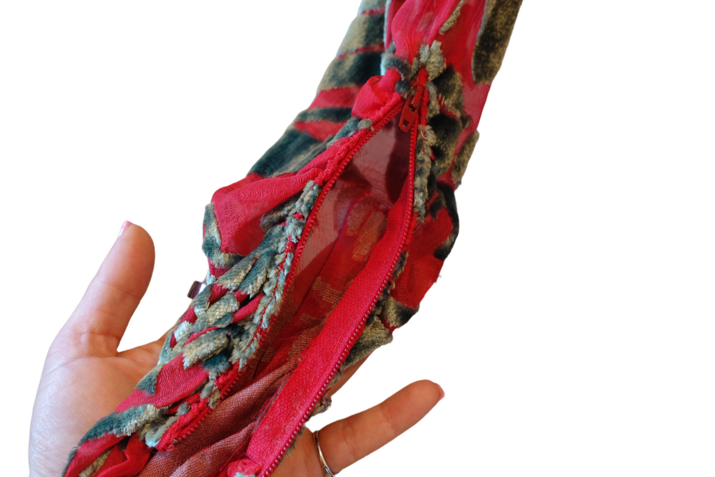 Vintage New Old Stock Bill Blass Clip Cut Silk Dress