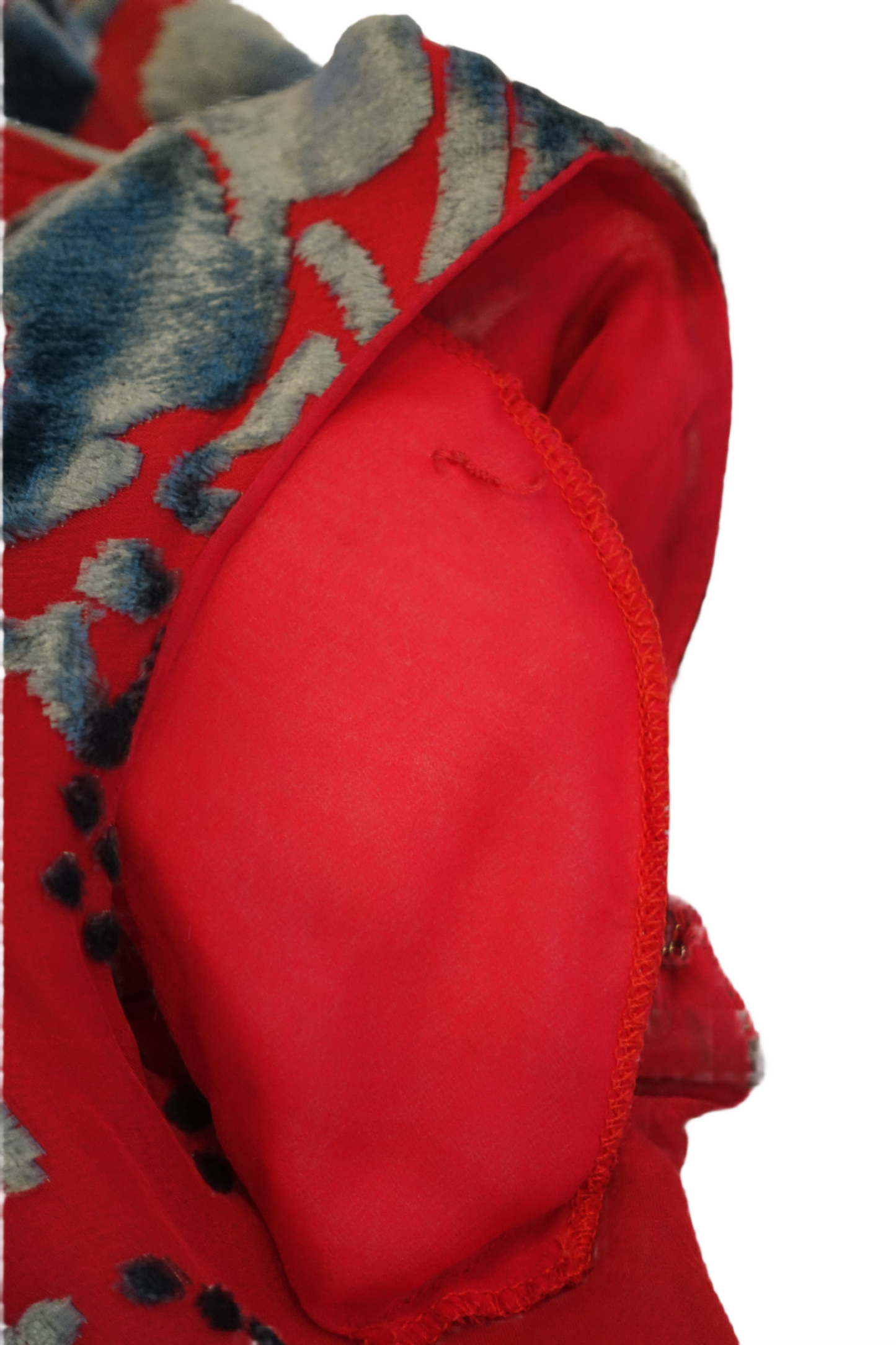 Vintage New Old Stock Bill Blass Clip Cut Silk Dress